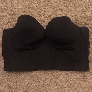 Cosabella AMAZING black strapless bra 32B 32C